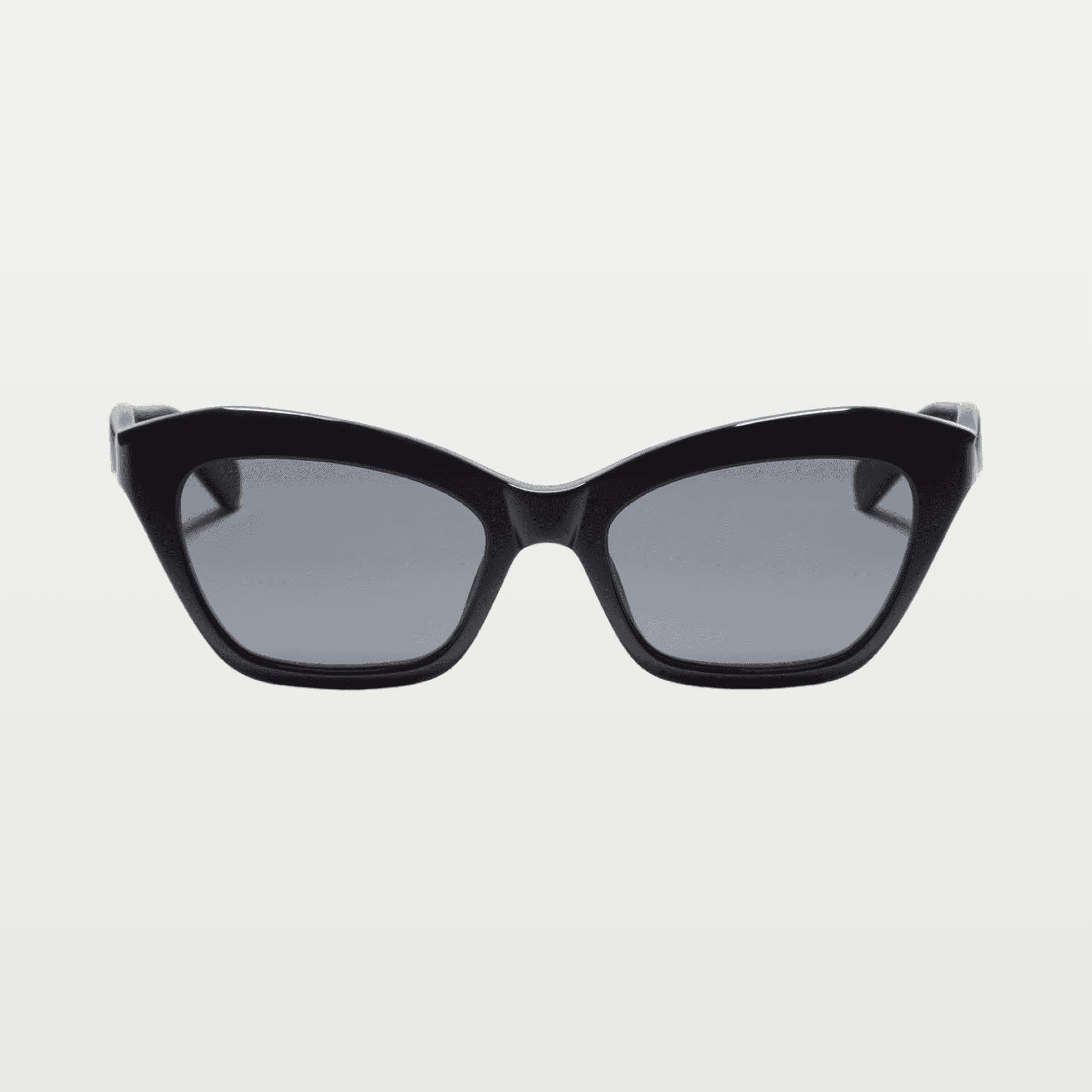 Cat-Eye Acetate Eyewear — BLACK/GRAY image
