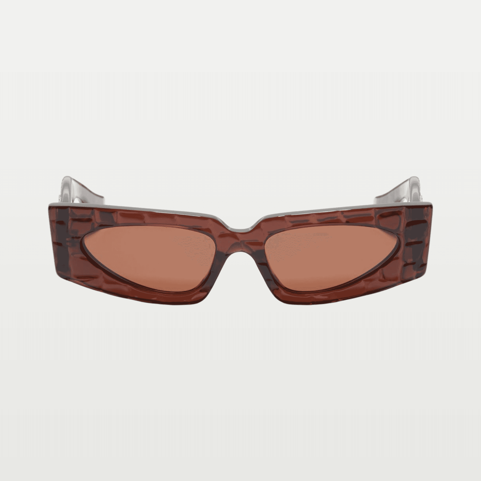 Rectangular Acetate Eyewear — BROWN image